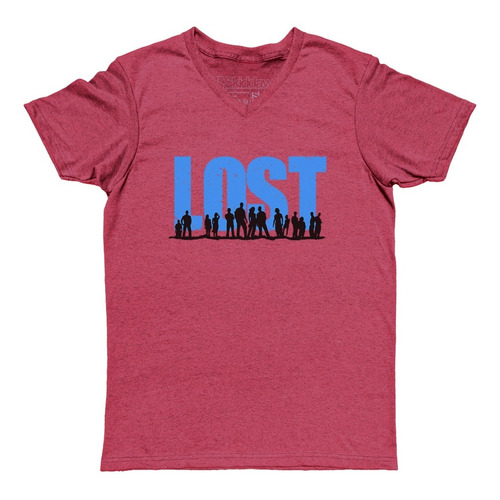 Lost Shadows Sombras Playera Cuello En V Neck Series De Tv