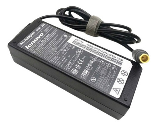 Cargador Para Laptop Lenovo 20v 4.5a Punta Aguja Gris 