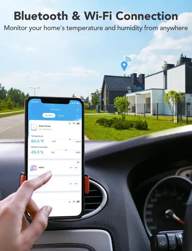 Sensor De Temperatura Y Humedad Wifi Govee H5179 Termómetr