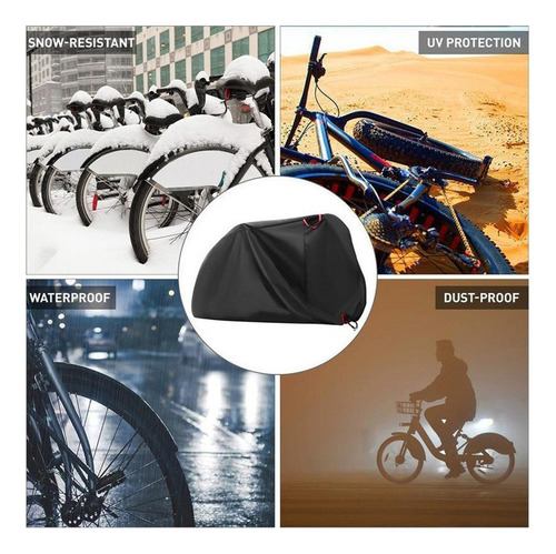 Funda Impermeable Para Bicicleta Con Borde Forrado