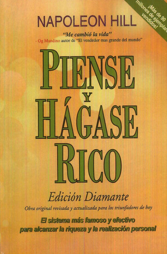 Piense Y Hagase Rico - Napoleon Hill - Edicion Diamante