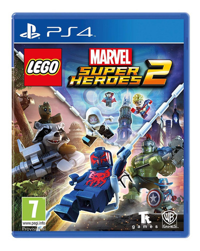 Lego Marvel Super Heroes 2 Ps4 (mídia Física) 100% Pt-br