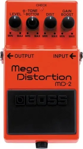 ギター BOSS Mega Distortion MD-2 Pedal Boss Md-2 Distorção Mega Distortion Para Guitarra Md2 Cor