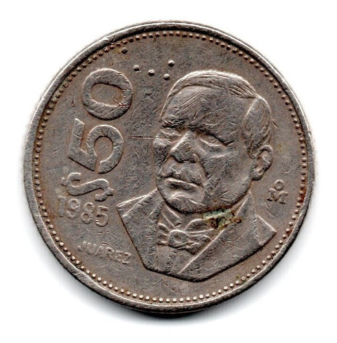 Mexico Moneda 50 Pesos Año 1985 Km#495