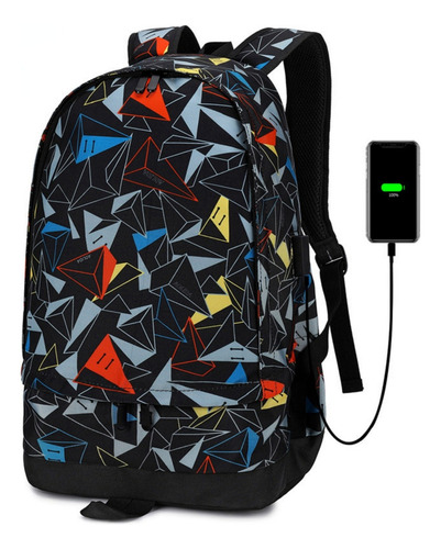 Mochila De Baloncesto Triangular Impermeable Para Hombre