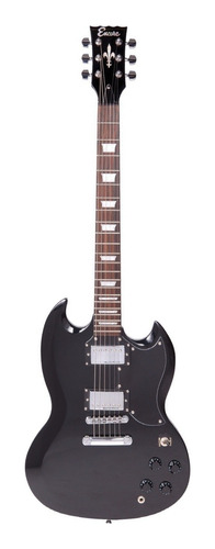 Guitarra Eléctrica Encore E69 Gloss Black + Funda