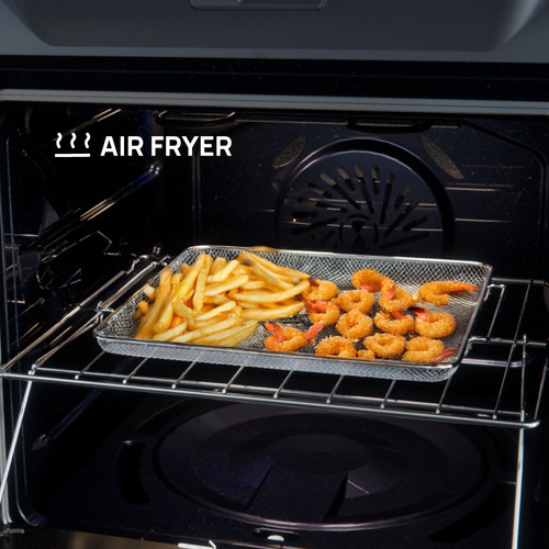 Cocina Multigas 56 Cm Inoxidable Con Air Fryer Drean Cd5617ai0
