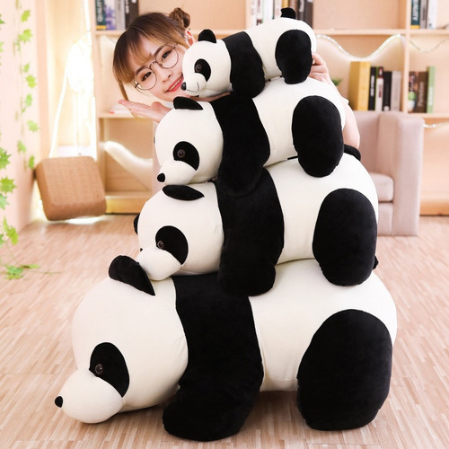 Muñeca De Almohada Panda Gigante, Oso De Peluche, Cama 50cm