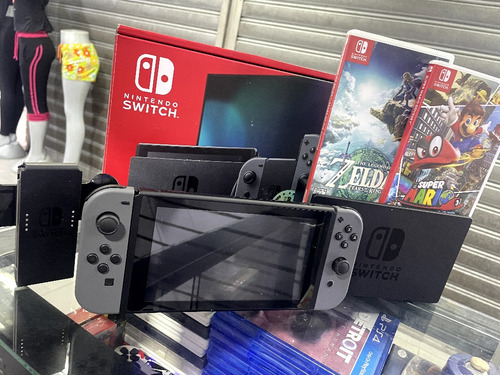 Nintendo Switch Impecable  1 Juego Y Todos Sus Accesorios 