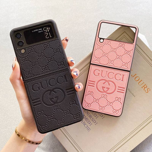 Funda De Piel De Lujo Funda Capa Para Sm Galaxy Z Flip 5 4 3 6 Z Flod 2 3 4 5 6 Find N2 N3 X Flip Xiaomi Mixflip Mix