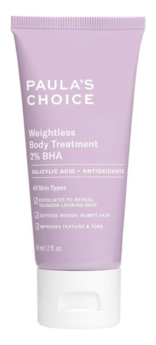 Paula's Choice Weightless Body Treatment 2% Bha, 60 Ml