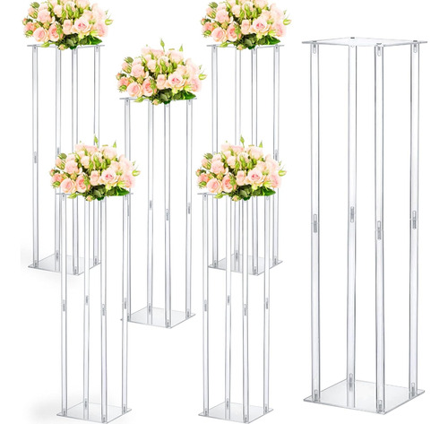 6 Soportes De Flores Para Centros De Mesa De Boda Para Mesas