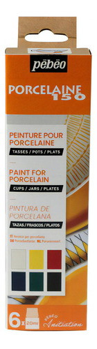 Tinta Pebeo Porcelaine 150 Set 1 6x20ml