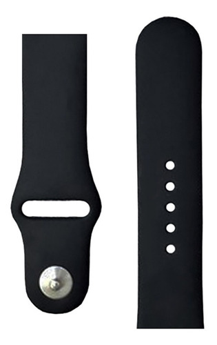Extensible Colors De Silicón Compatible A Apple Watch S12345 Ancho De La Correa 38 Mm Color Negro