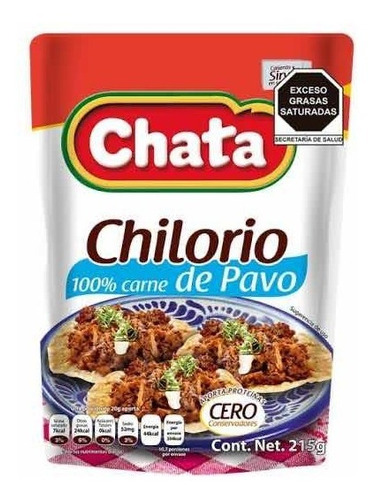 Chilorio De Pavo Chata 250gr 3 Pack Ipg