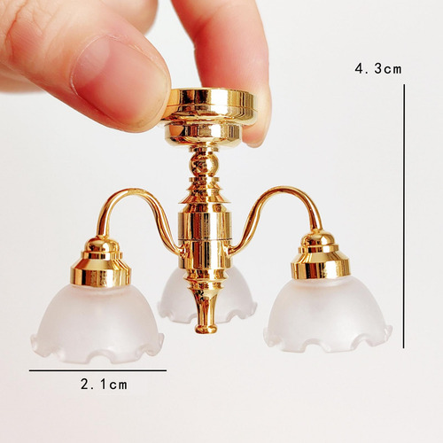 Lámpara Colgante Modelo Casa De Muñecas Luz De Techo Led