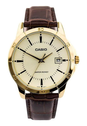 Reloj Casio Mtpv004gl-9a Dorado Somos Tienda