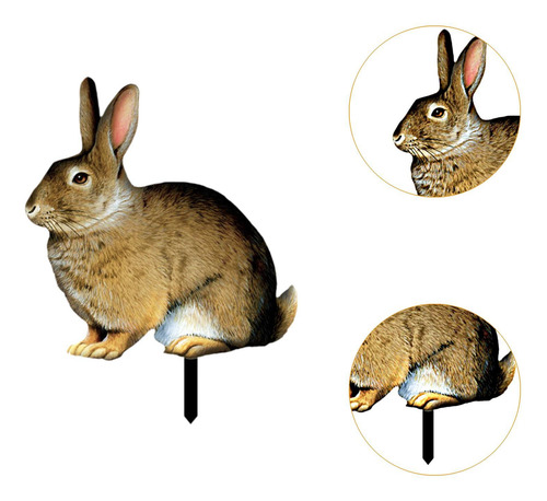 Estaca De Jardín, Estaca De Animales Realista, Práctica, A