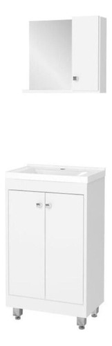 Gabinete Banheiro/espelheira 45cm Multimóveis Cr10057 Branco