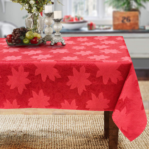 Cait Chapman Home Collection Holiday Solid Red Shimmer Poins