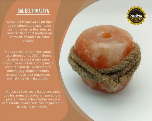 Piedra Lick Para Ganado De Sal Del Himalaya 1.5 Kg