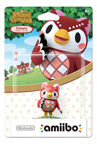 Figura Amiibo Celeste Serie Animal Crossing Nintendo Wii U