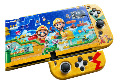 Nintendo Switch Oled Super Mario Maker 2 Protector Joy Con