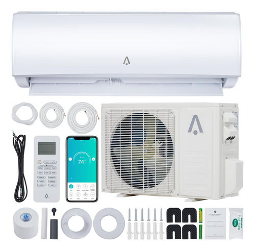 Aire Acondicionado Inteligente 9000 Btu Con Bomba De Calor Y Blanco