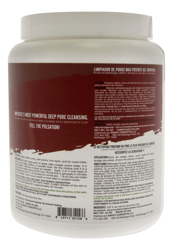 Limpieza Profunda De Poros Clay Mayan Magic Mud