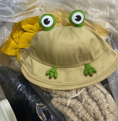 Sombrero De Pescador De Rana Adulto Lindo Niño De Dibujos An