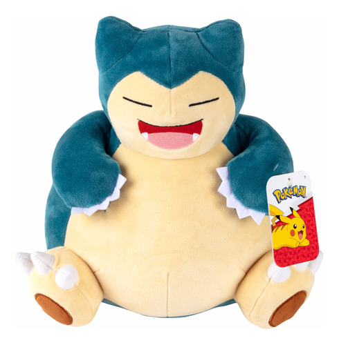 Pokémon - Peluche Grande De Snorlax De 12 Pulgadas, Con Li.