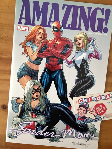 Comic - Amazing Spider-man #1 Kirkham Mj Gwen Black Cat Sexy