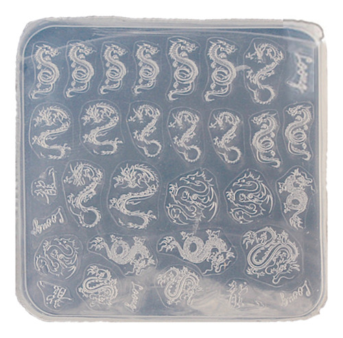 Molde De Silicona Resistente Para Decoración De Uñas En 3d (