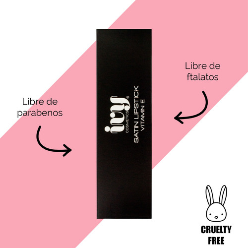 Labial Satinado Ivy Con Colageno Y Vitamina E Vain Love