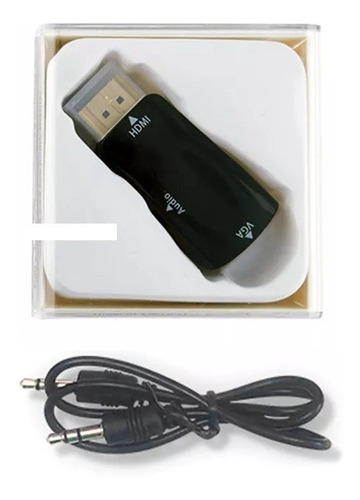 Convertidor Macho A Vga Hembra 1080p Con Salida De Audi