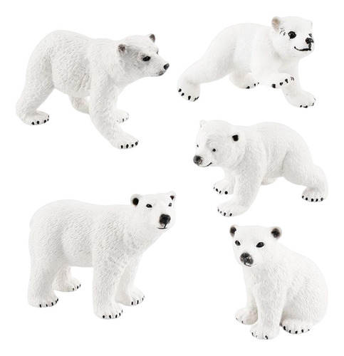 Figuras De Realistas De 5 Piezas, Modelo De Animales