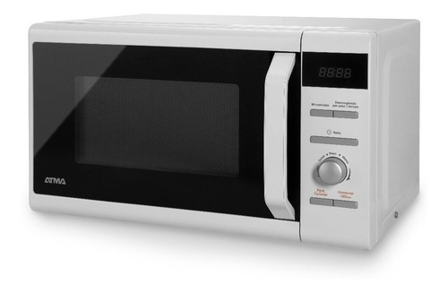 Imagen 2 de 10 de Microondas Atma Easy Cook MD1720N 700w Blanco 20L 220V