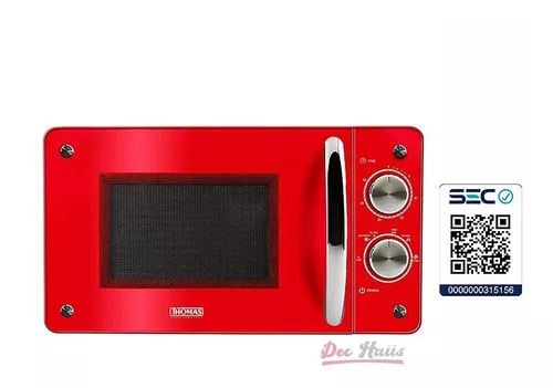 Microondas Rojo Thomas 800w 20lts 46x33x26cms / Dec Haus