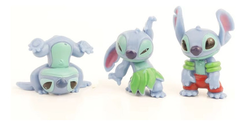 Set De 8 Mini Figuras Lilo Y Stitch