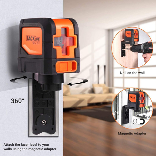 Nivel Laser De Linea Cruzada Autonivelante - Tacklife
