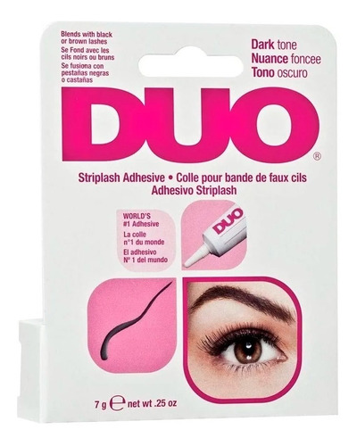 Duo Pegamento Para Pestañas Enteras Tono Oscuro Dark X 7gr