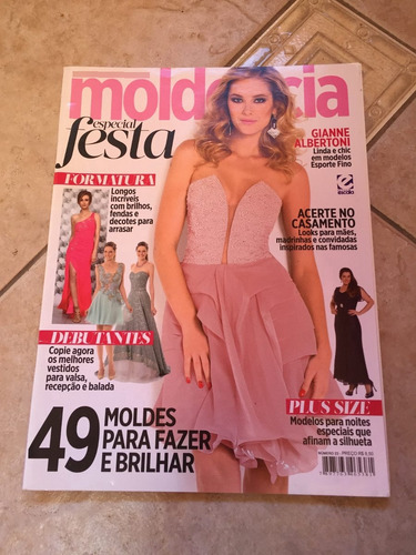 Revista Moldes E Cia 23 Festa Vestidos Gianne Albertoni C955