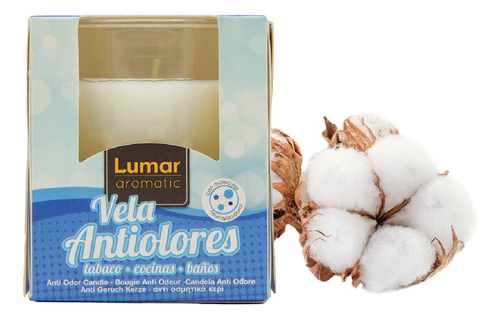 Lumar Aromatic Vela En Vaso Decoracion - Anti Olores 125g