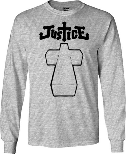 Playeras Justice Manga Larga Para Hombre Y Mujer