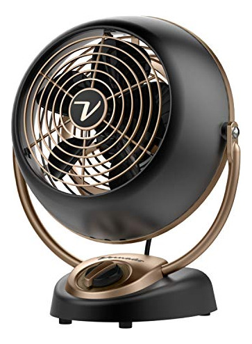 Ventilador Vintage Vornado Vfan Petite Alchemy, Color Plomiz