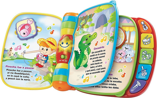 Imagen 3 de 5 de Libro Interactivo Infantil Mis Primeras Canciones Con Luces