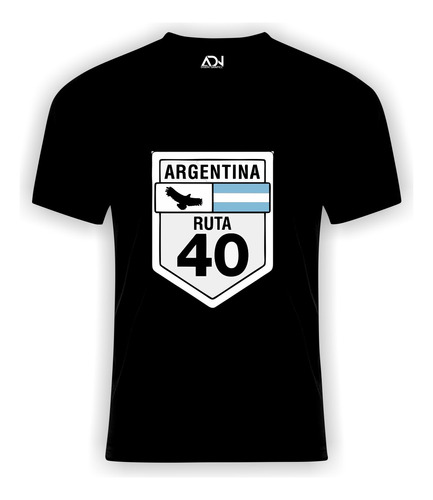 Remera Estampada Ruta 40 Argentina / Patria 