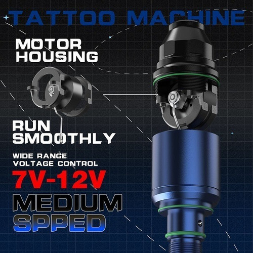 Imagen 7 de 10 de Set Maquina De Tatuaje Tb1008