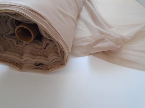 Tule Liso Com Elastano Para Camisolas - Saldo De Indústria
