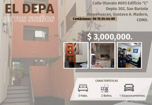 Departamento En San Bartolo Atepehuacan / Gv16 - Cl166